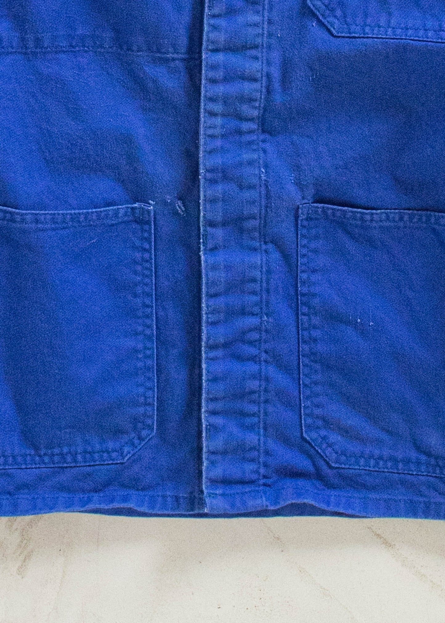 Vintage 1980s Bleu de Travail French Workwear Chore Jacket Size S/M