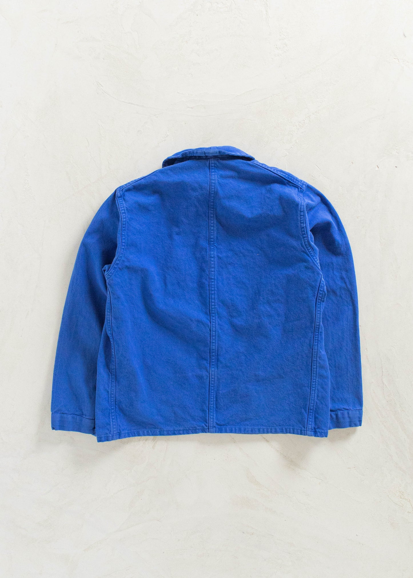 Vintage 1980s Bleu de Travail French Workwear Chore Jacket Size M/L