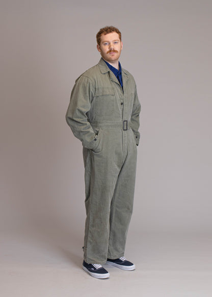 Vintage 1960s Herringbone Twill 13 Star Coverall Size M/L