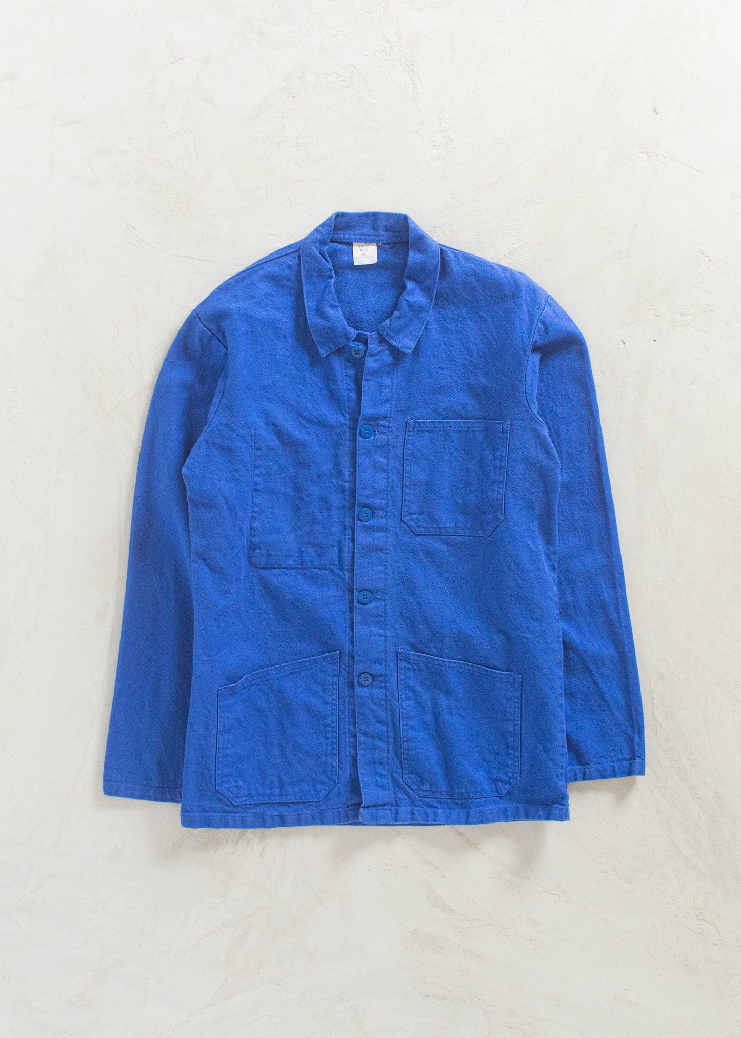 Vintage 1980s Bleu de Travail French Workwear Chore Jacket Size S/M