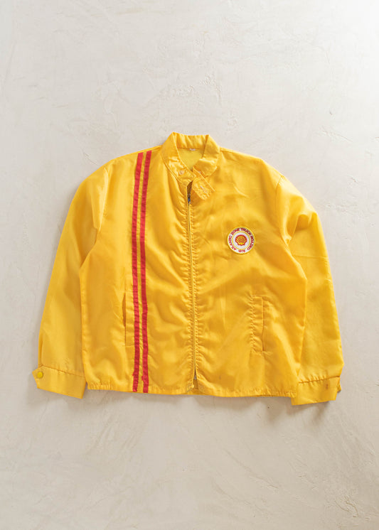 1970s Shell Atlantic Zone Truck Roadeo Nylon Jacket Size S/M