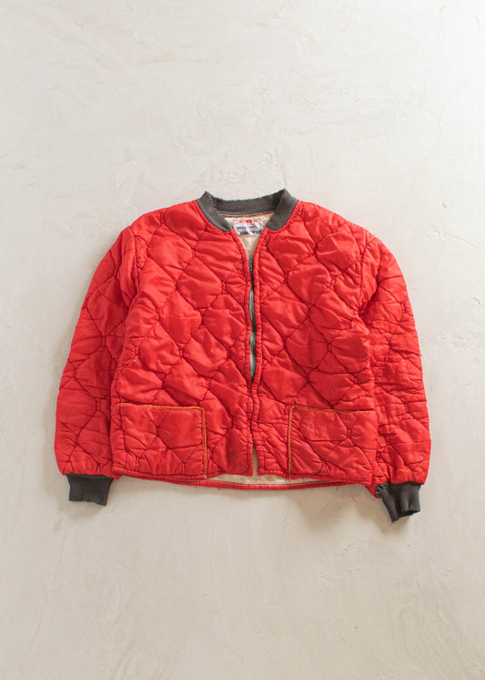 1960s Insulation Quilted Liner Jacket Size XS/S