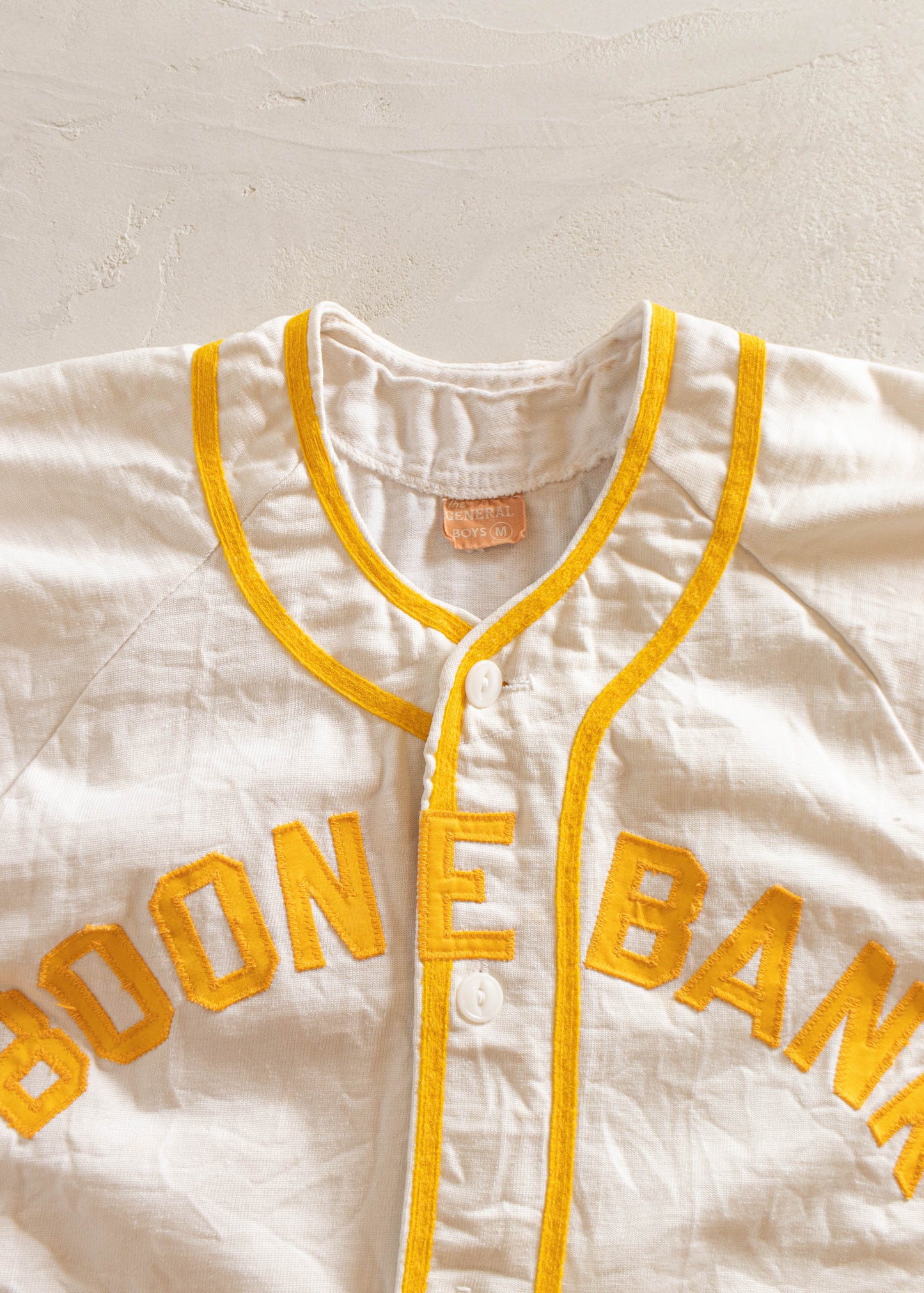 1960s The General Boonbank Baseball Jersey Size XS/S