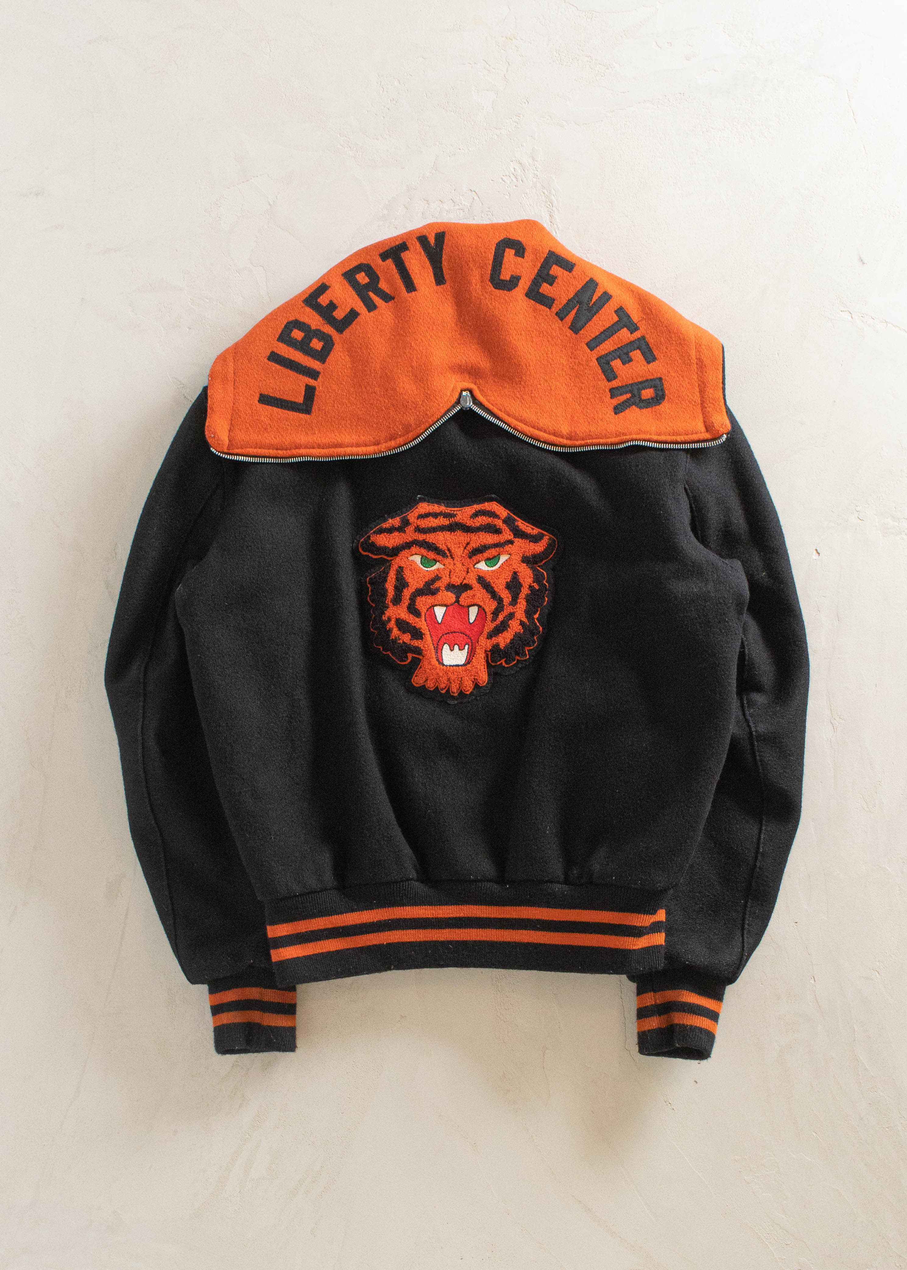 1980s DeLong Liberty Center Cheerleading Varsity Jacket Size M/L ...
