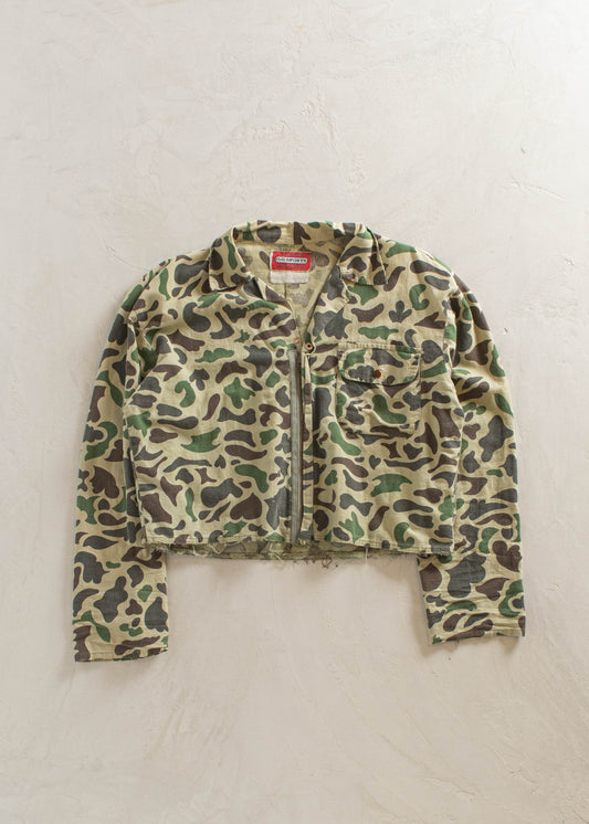 1980s O.G Sports Frog Camo Gas Jacket Size M/L