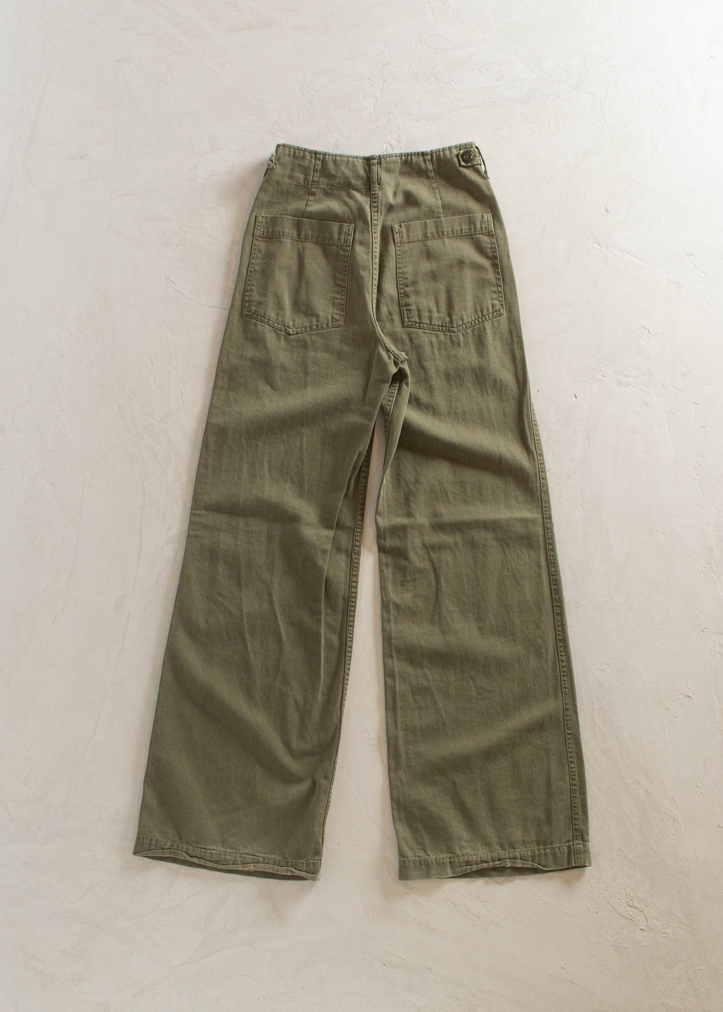 1980s Military Fatigue Pants Size Women's 24