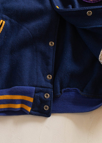 1950s Empire Sporting Goods Indian Ringer Varsity Jacket Size M/L