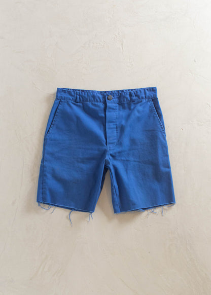 1980s Adolphe Lafont French Workwear Shorts Size Women's 31 Men's 33