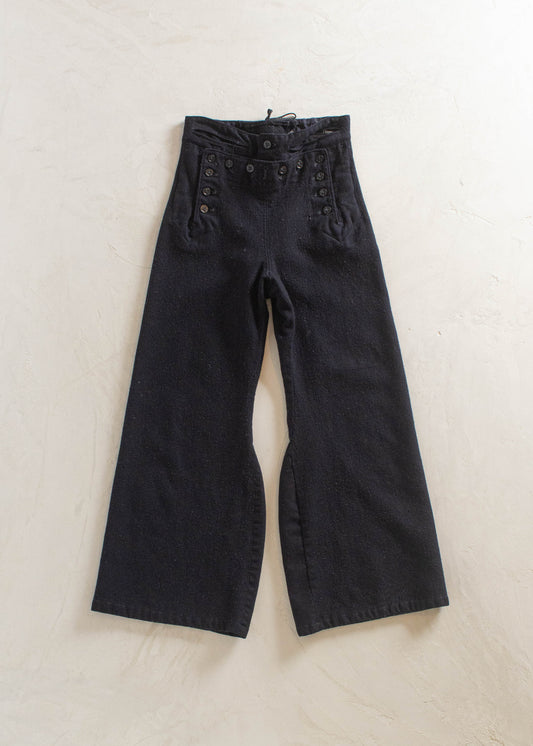 1960s US Navy Sailor Pants Size Women's 25