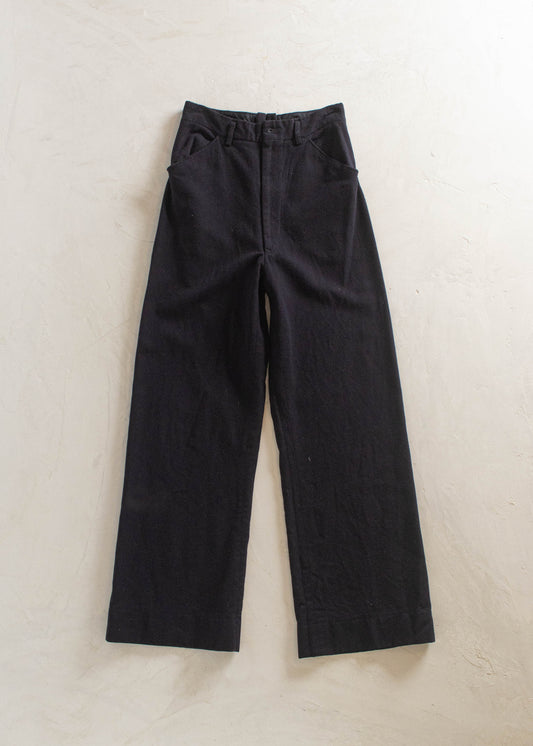 1960s US Navy Sailor Pants Size Women's 25