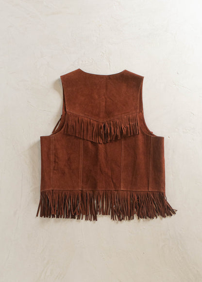 1970s Suede Fringe Vest Size M/L