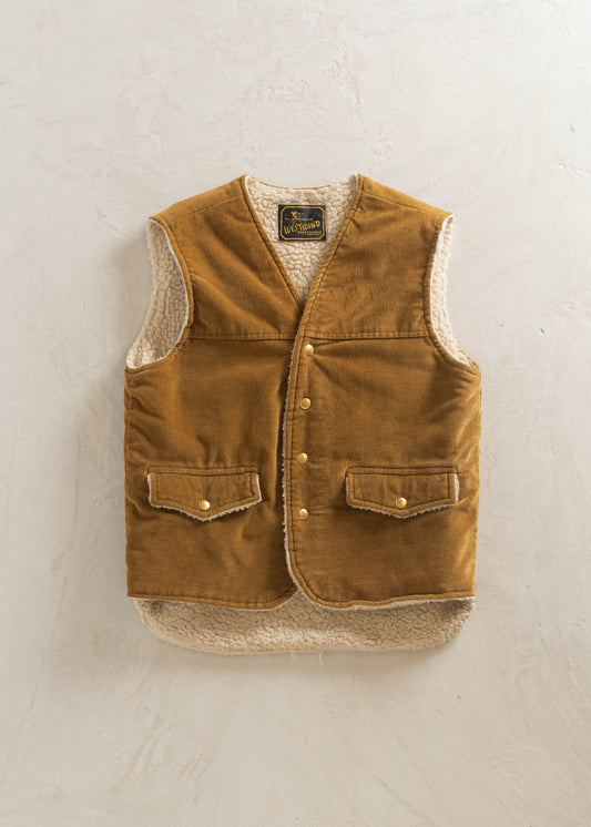 1970s Westwind Sherpa Lined Vest Size S/M