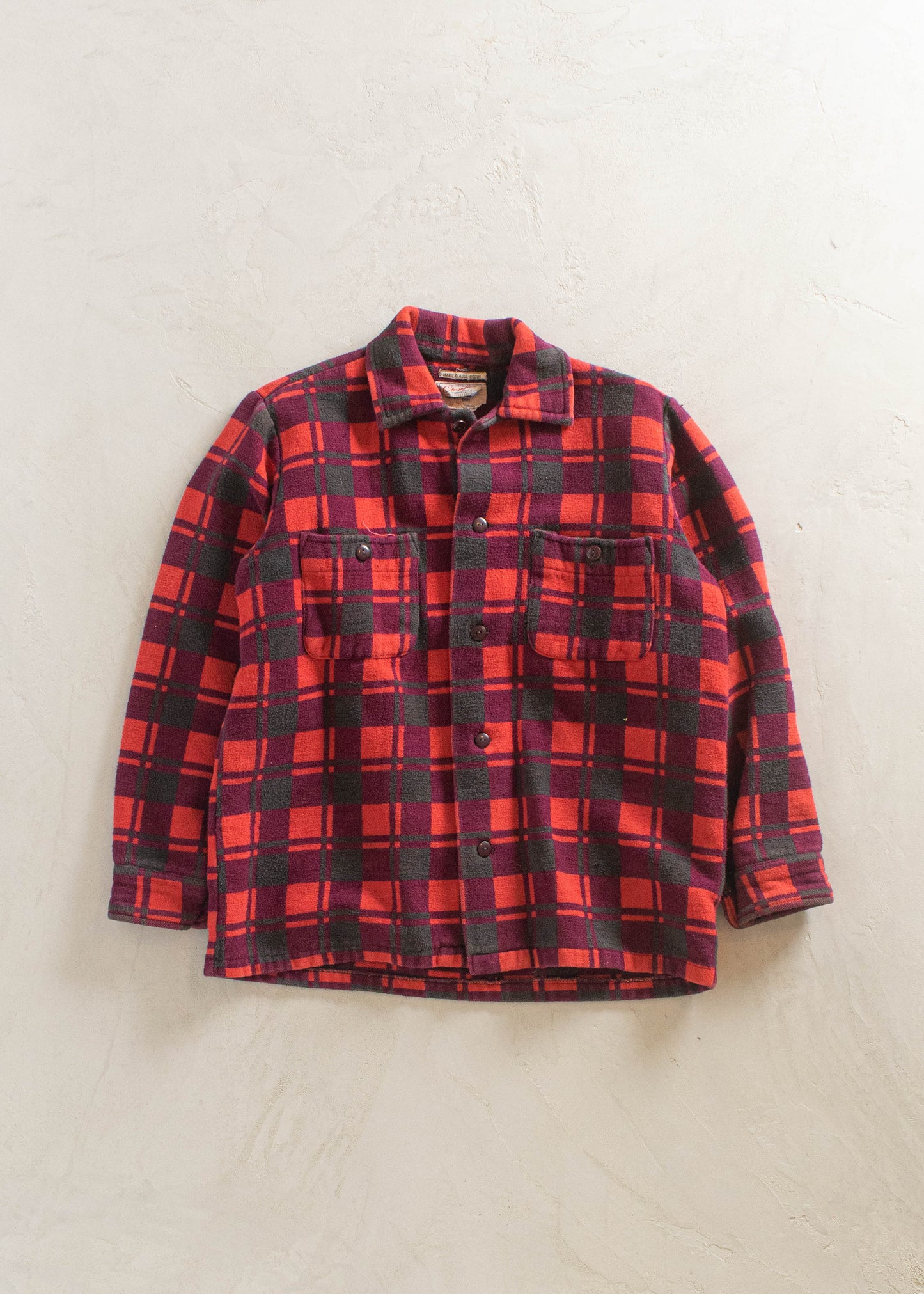 1980s Champion Flannel Button Up Shirt Size XS/S