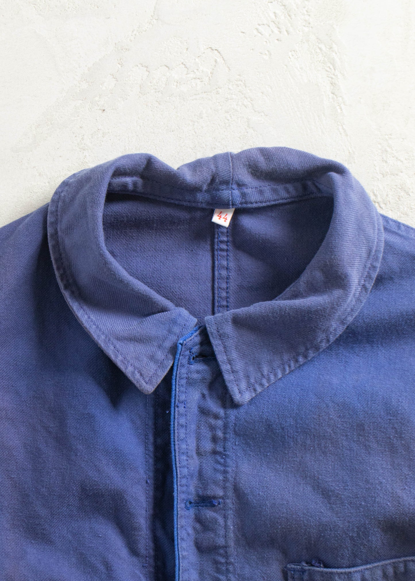 Vintage 1980s Bleu de Travail European Workwear Chore Jacket Size S/M