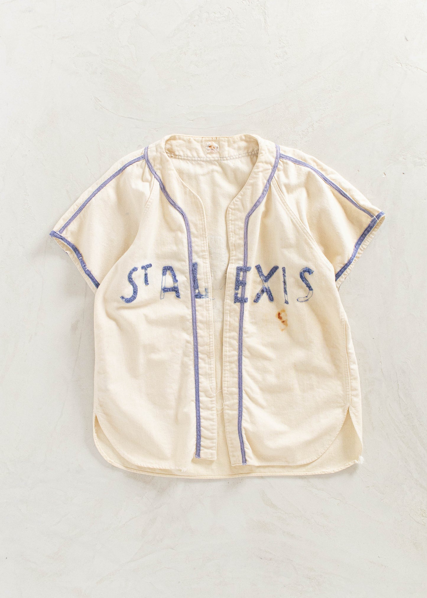 Vintage 1960s St-Alexis Wool Baseball Jersey Size L/XL