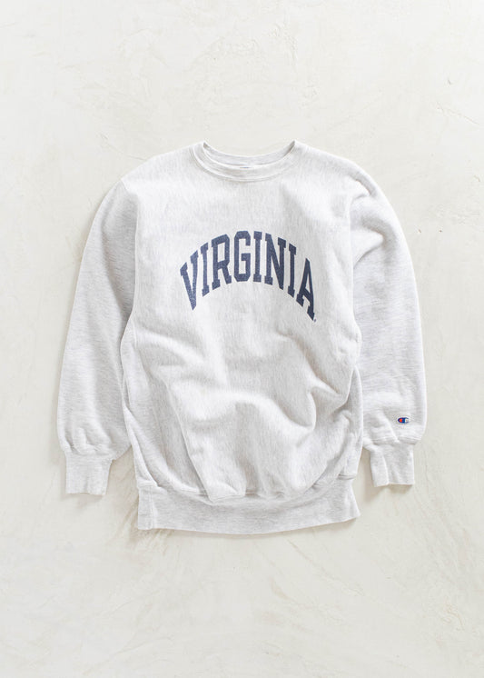 Vintage 1990s Champion Reverse Weave Virginia Sweatshirt Size M/L