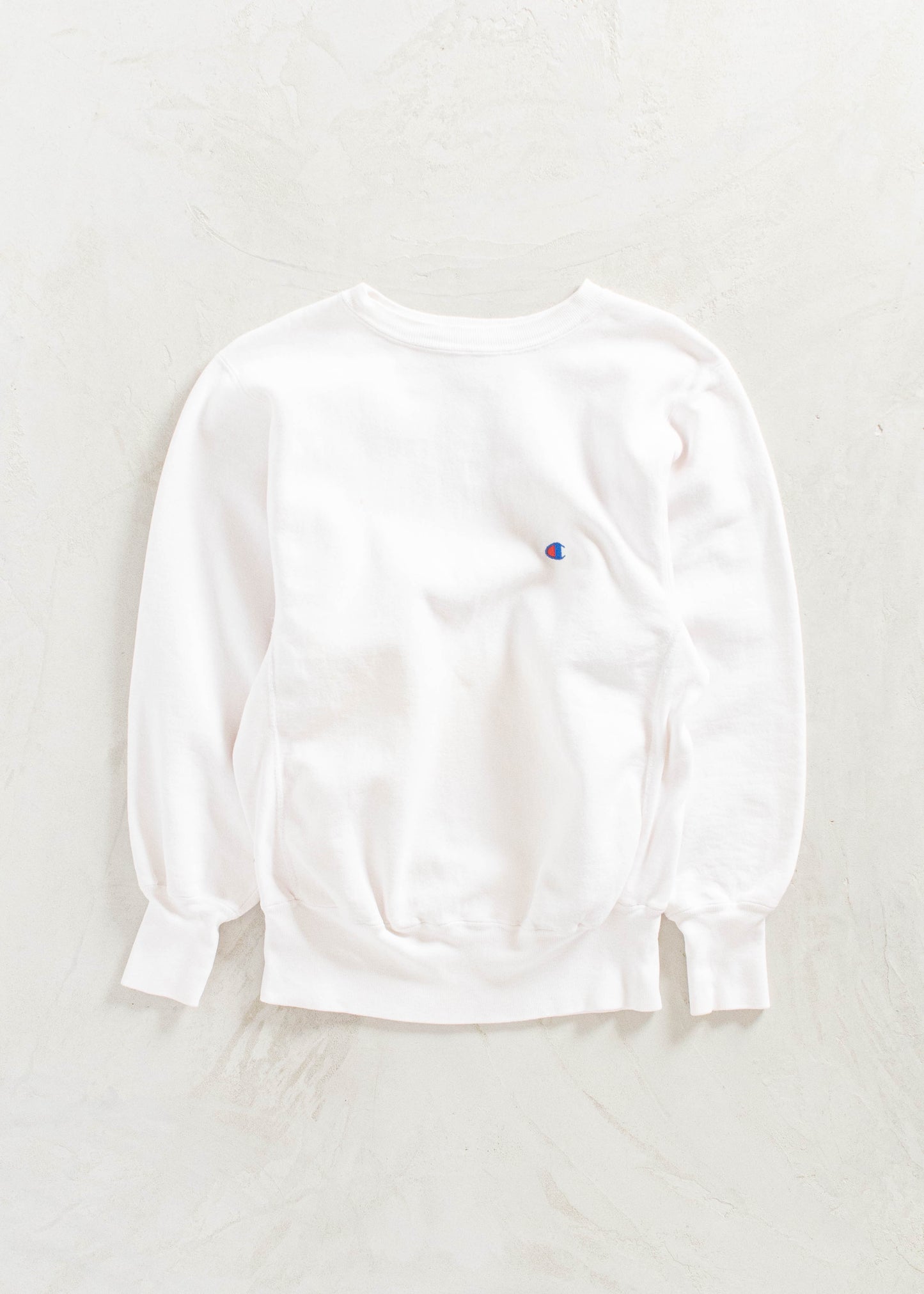 Vintage 1990s Champion Reverse Weave White Sweatshirt Size S/M