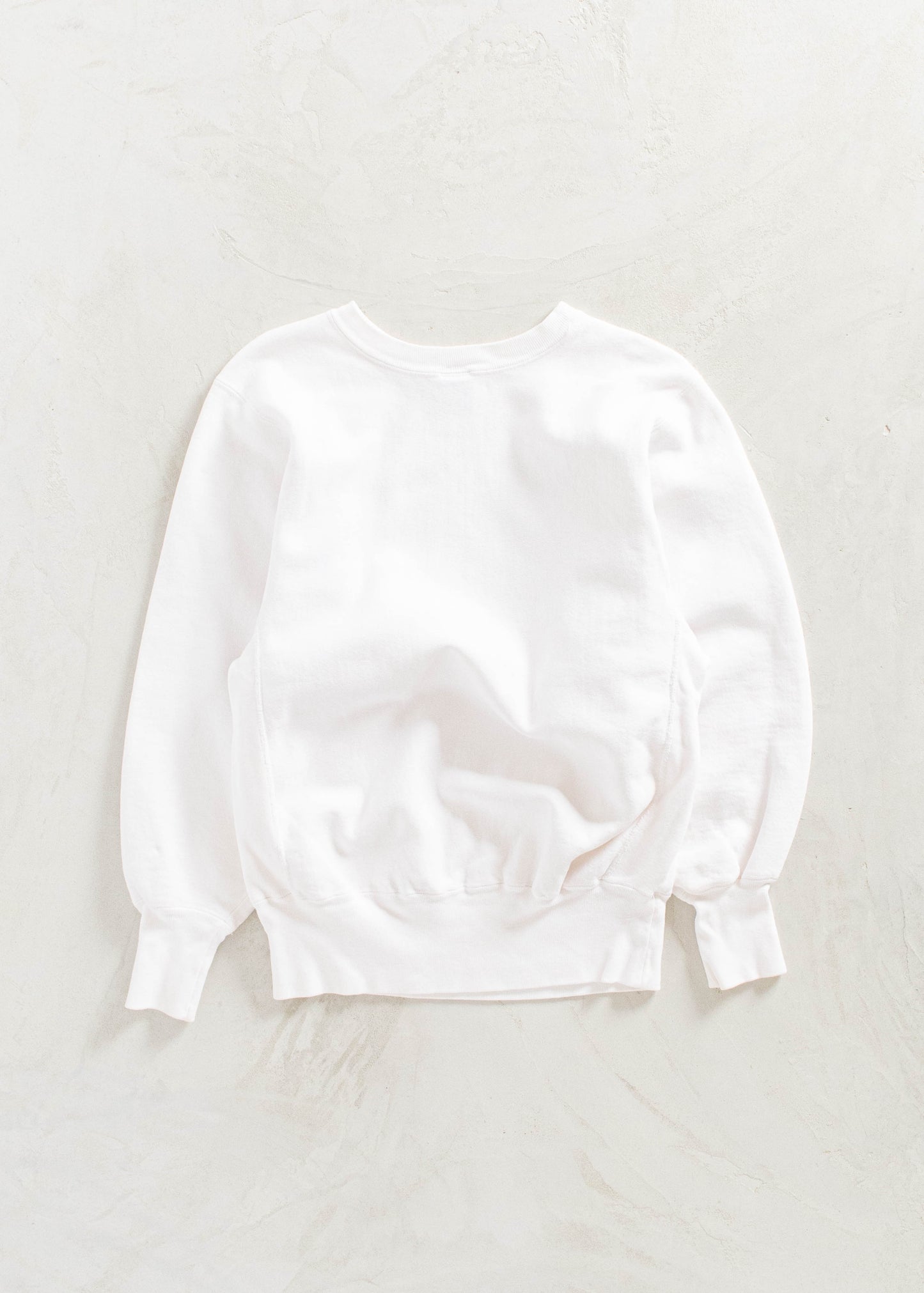 Vintage 1990s Champion Reverse Weave White Sweatshirt Size S/M