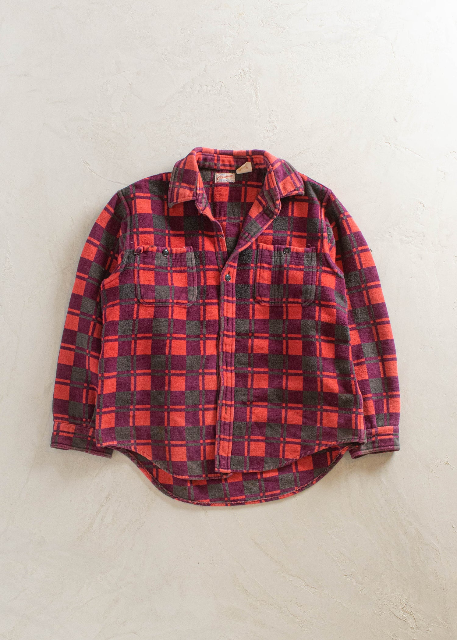 1980s Champion Flannel Button Up Shirt Size M/L – Palmo Goods