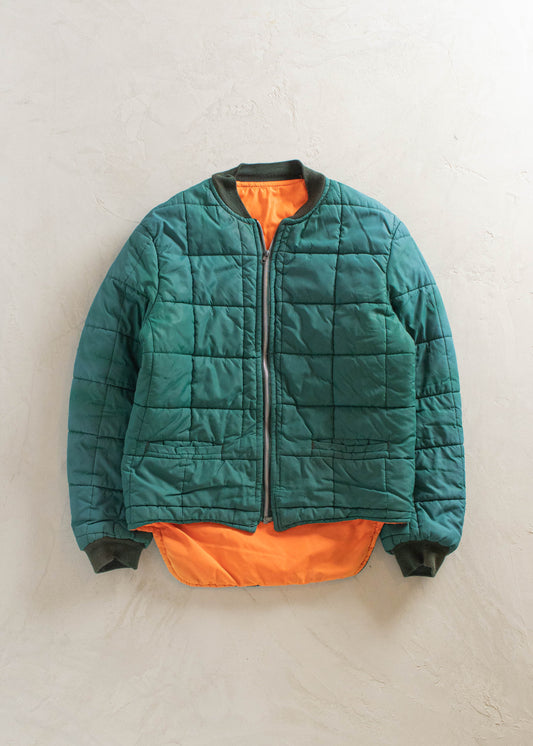 1980s Reversible Nylon Quilted Jacket Size M/L