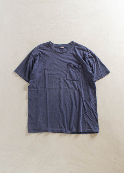 1980s Fruit of the Loom Selvedge Pocket T-Shirt Size L/XL