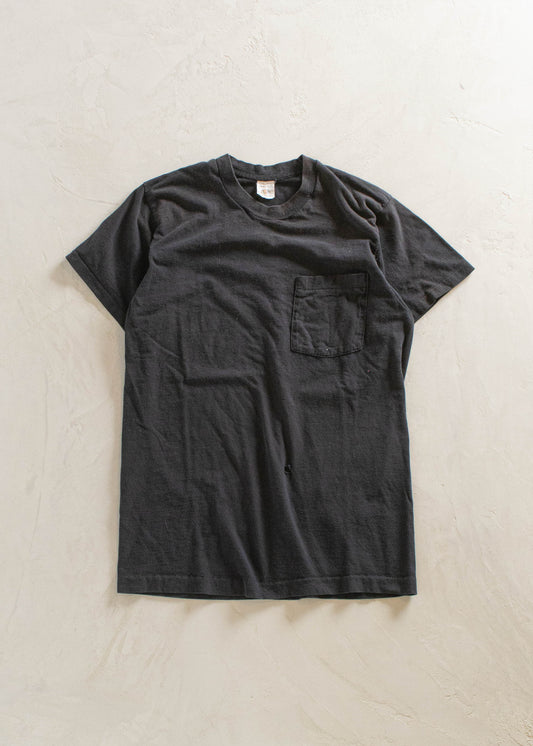 1980s Fruit of the Loom Selvedge Pocket T-Shirt Size S/M