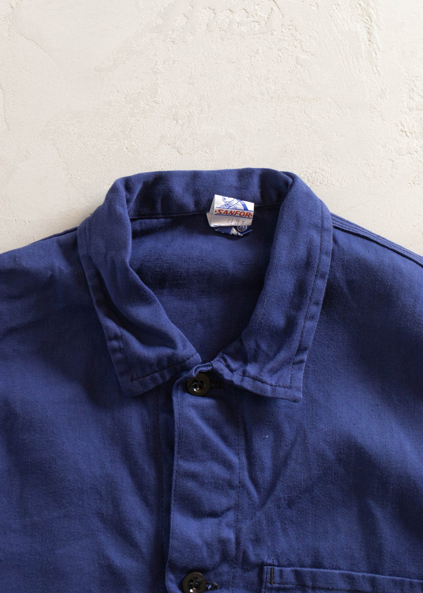 1980s Sanforized French Workwear Chore Jacket Size M/L