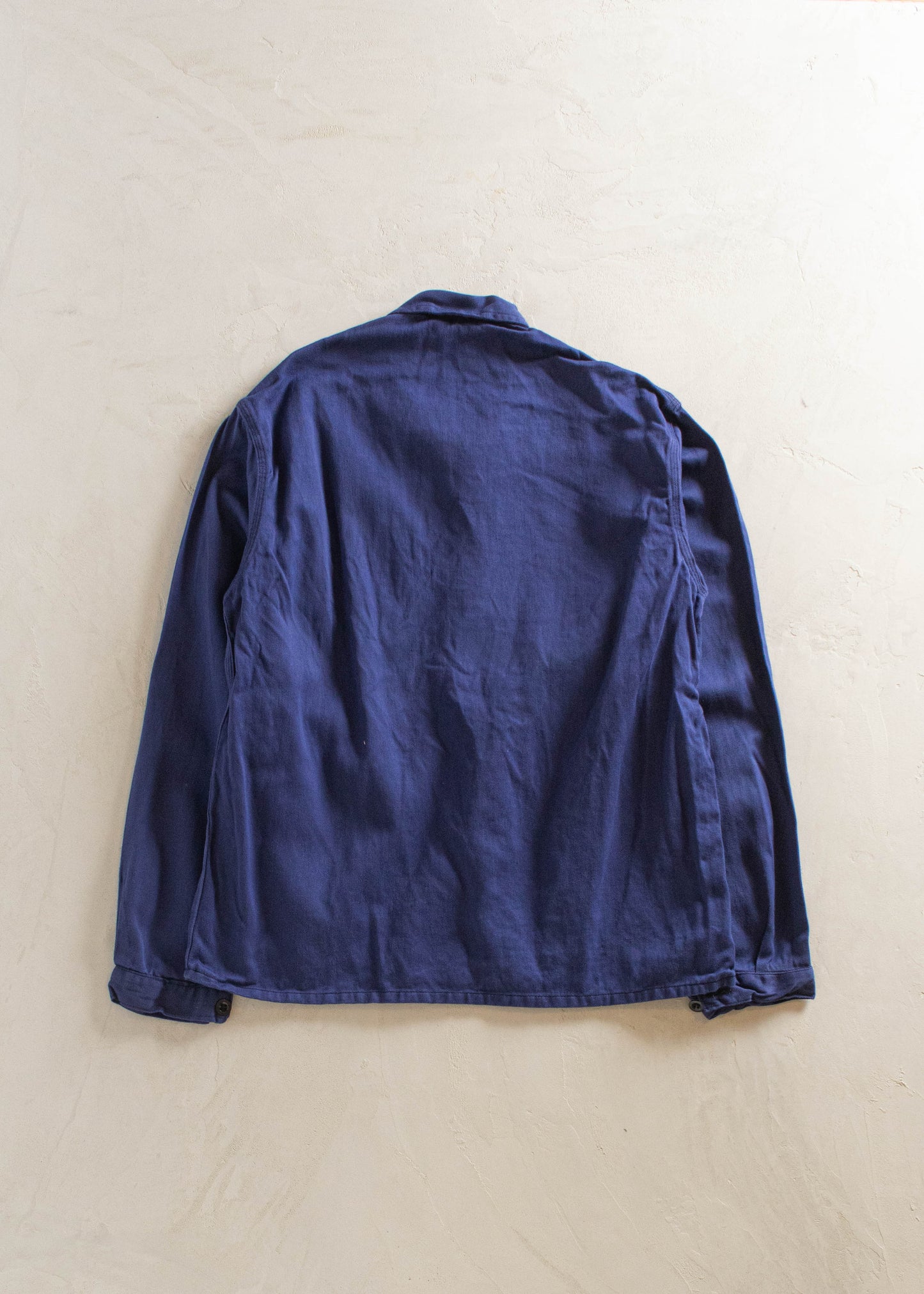 1980s Sanforized French Workwear Chore Jacket Size M/L