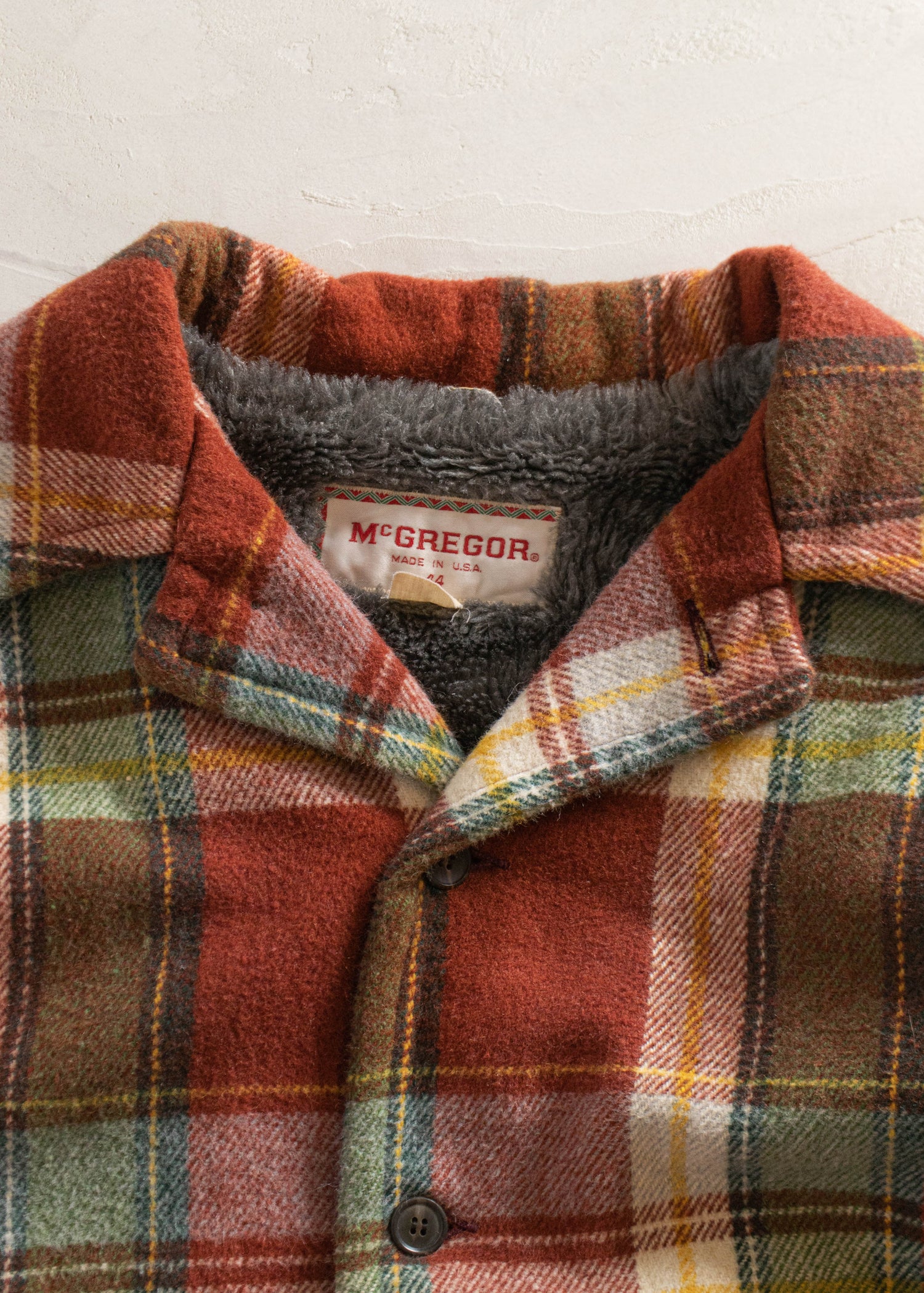 1970s McGregor Wool Flannel Jacket Size L/XL
