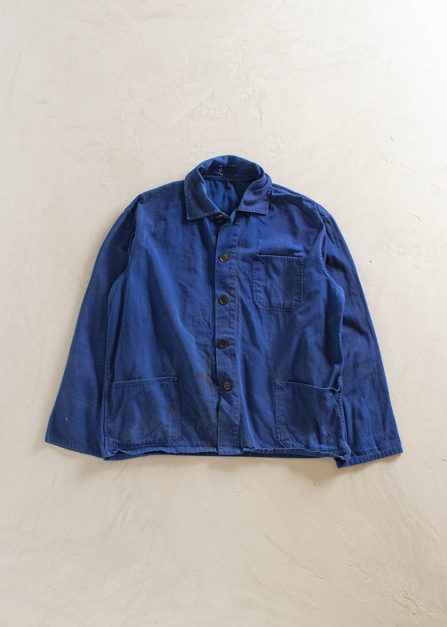 1980s French Workwear Chore Jacket Size M/L