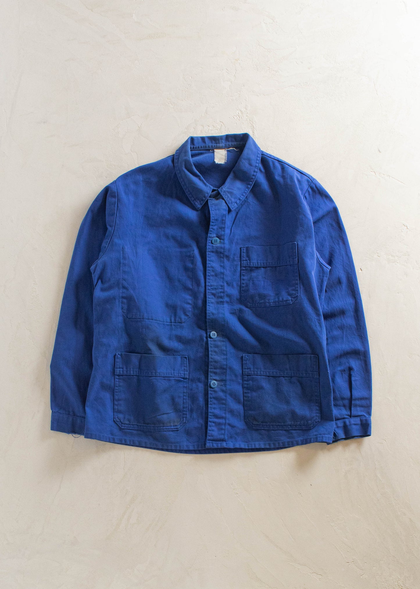 1980s French Workwear Chore Jacket Size M/L