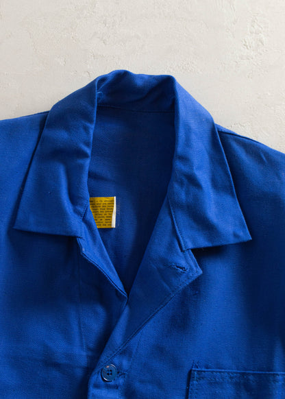 1970s Deadstock Sanforized French Workwear Chore Jacket Size M/L