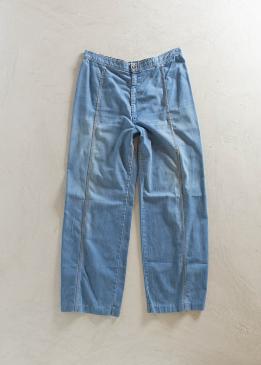 1980s Levi's Orange Tab Denim Trousers Size Women's 33 Men's 36