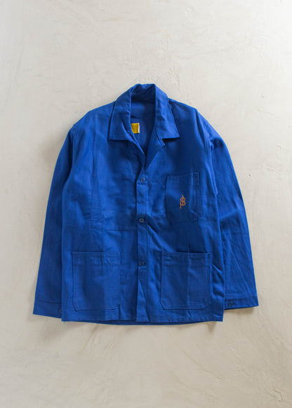 1970s Deadstock Sanforized French Workwear Chore Jacket Size M/L