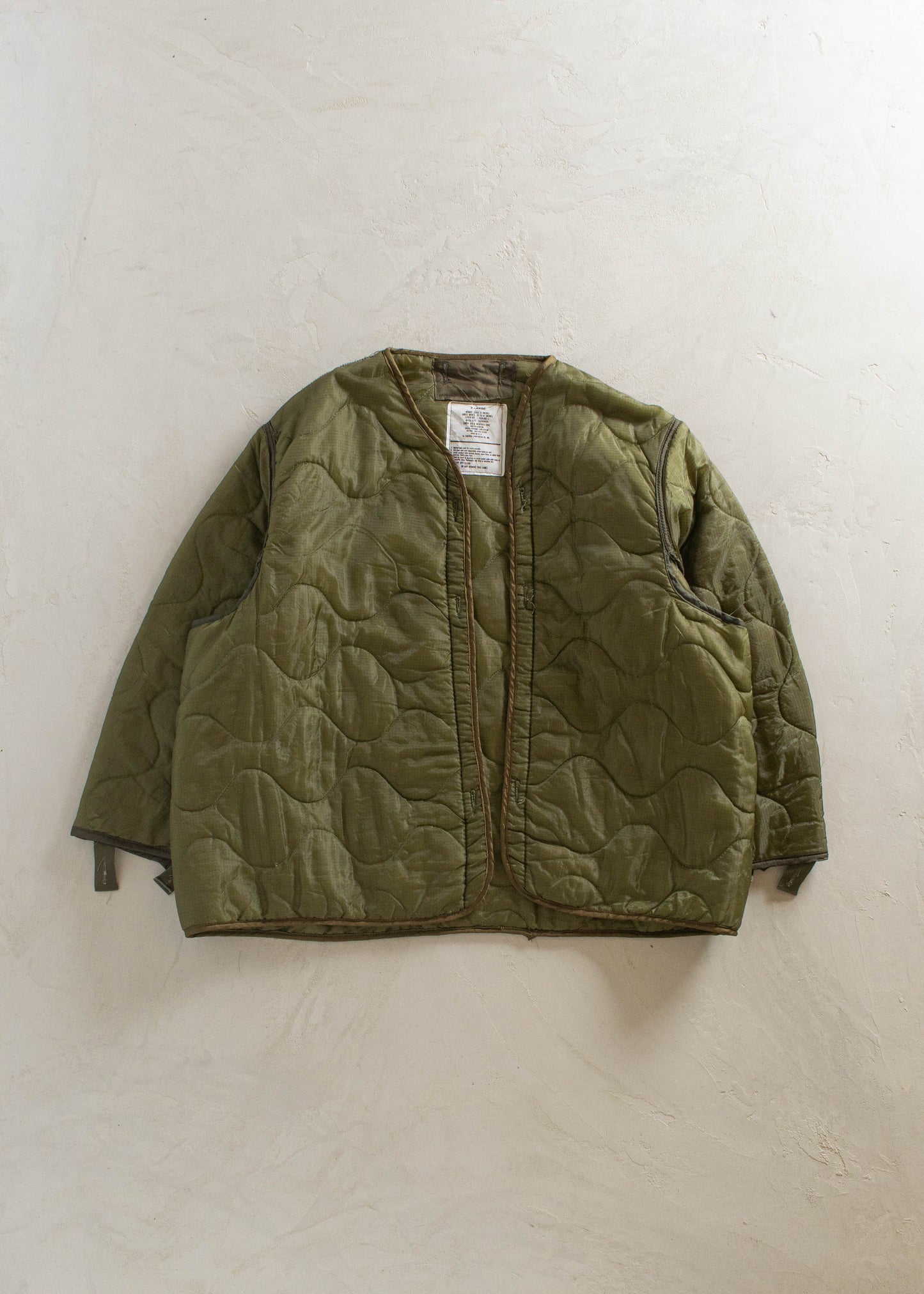 1980s Military M-65 Quilted Liner Jacket Size XL/2XL