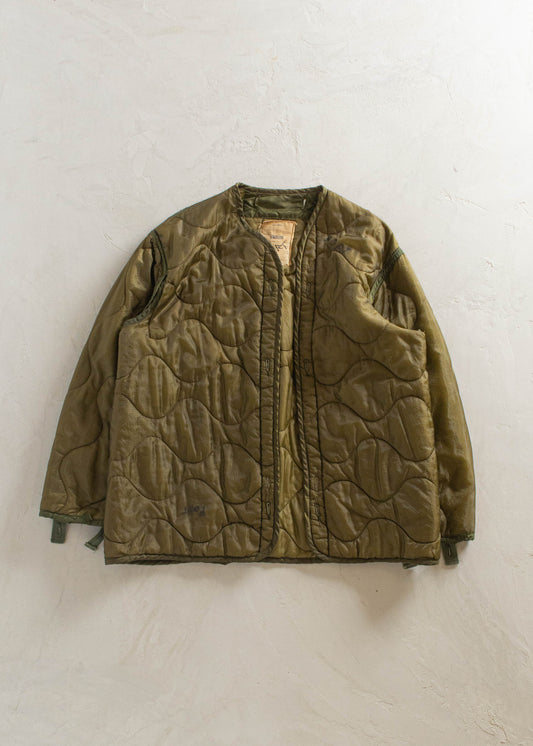 1980s Military M-65 Quilted Liner Jacket Size M/L