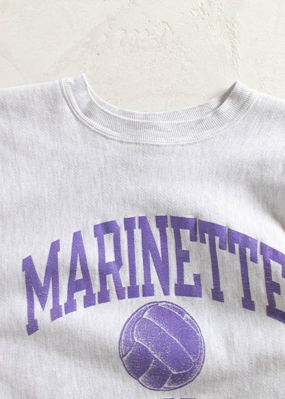 Vintage 1990s Reverse Weave Marinette Volleyball Sweatshirt Size M/L