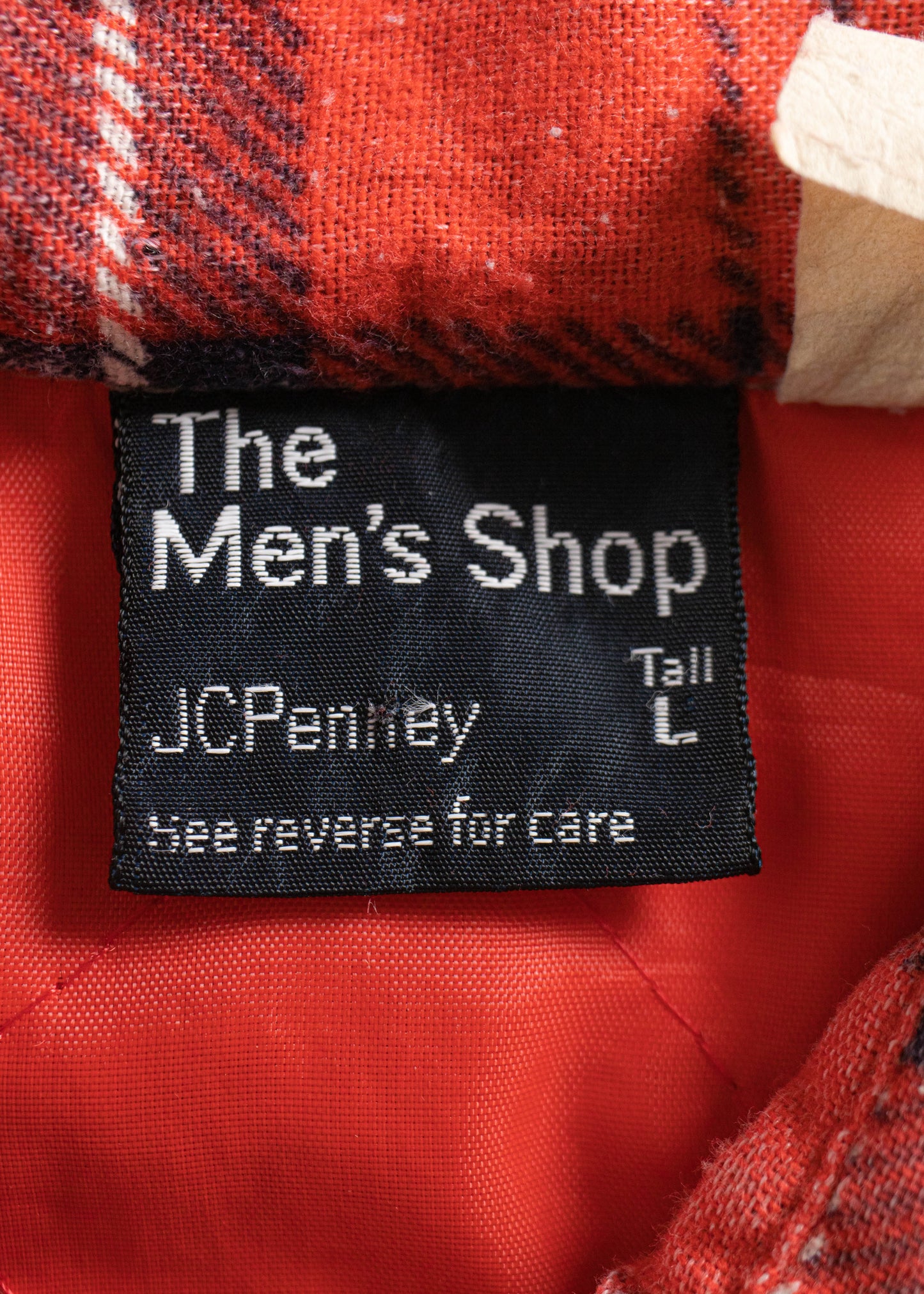 Vintage JC Penney Padded Cotton Flannel Jacket Size M/L