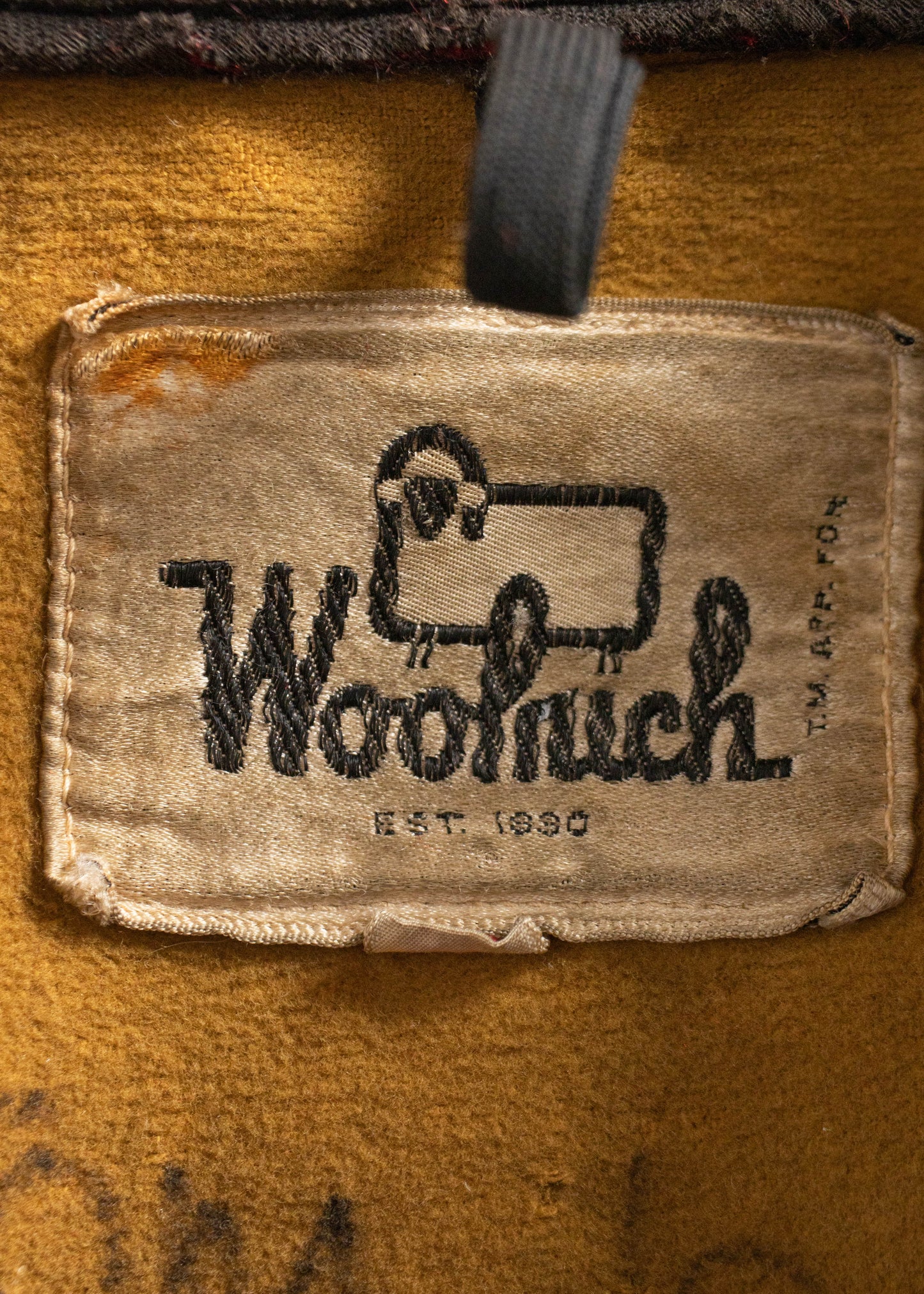 Vintage 1960s Woolrich Plaid Wool Hunting Jacket Size L/XL