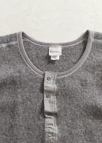 Vintage 1990s Stanfield's Wool Henley Size M/L