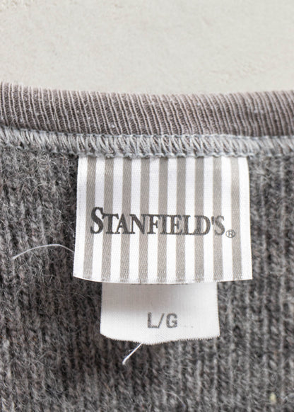 Vintage 1990s Stanfield's Wool Henley Size M/L