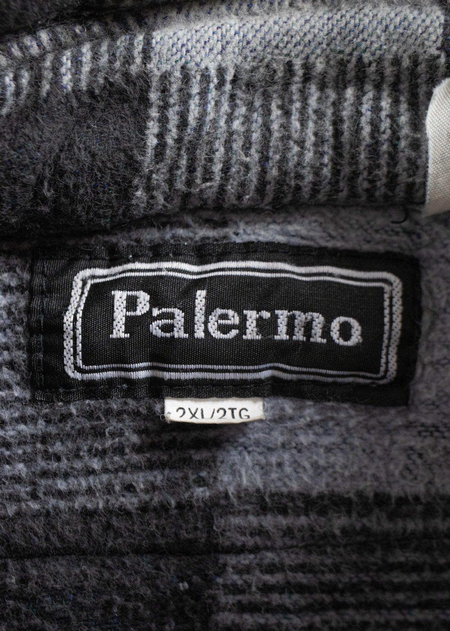 VIntage 1980s Palermo Cotton Flannel Button Up Size XL/2XL