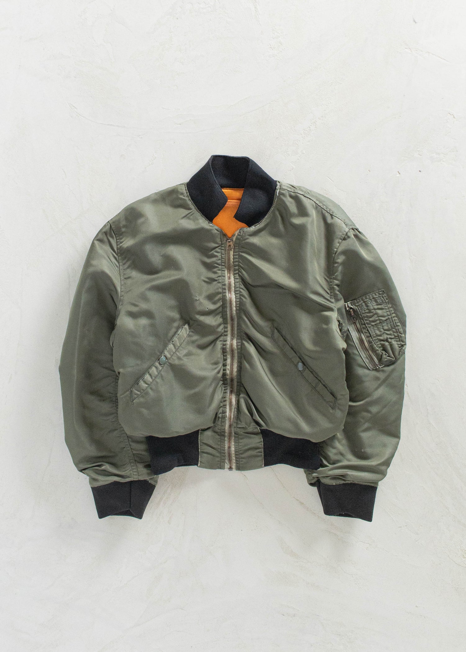 Vintage 1960s Alpha Industries Flight Bomber Jacket Size S/M