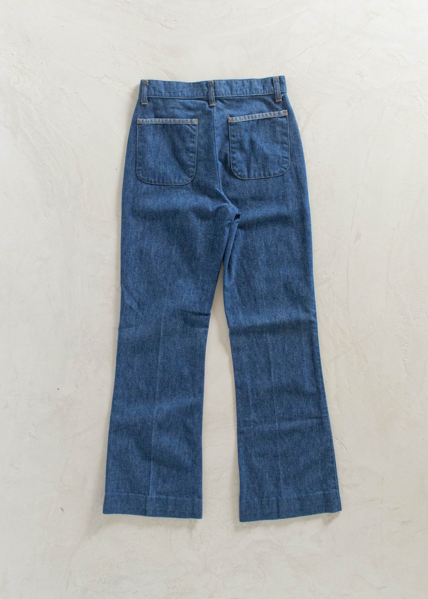 Vintage 1970s Lee Darkwash Flare Jeans Size Women's 25 Men's 28