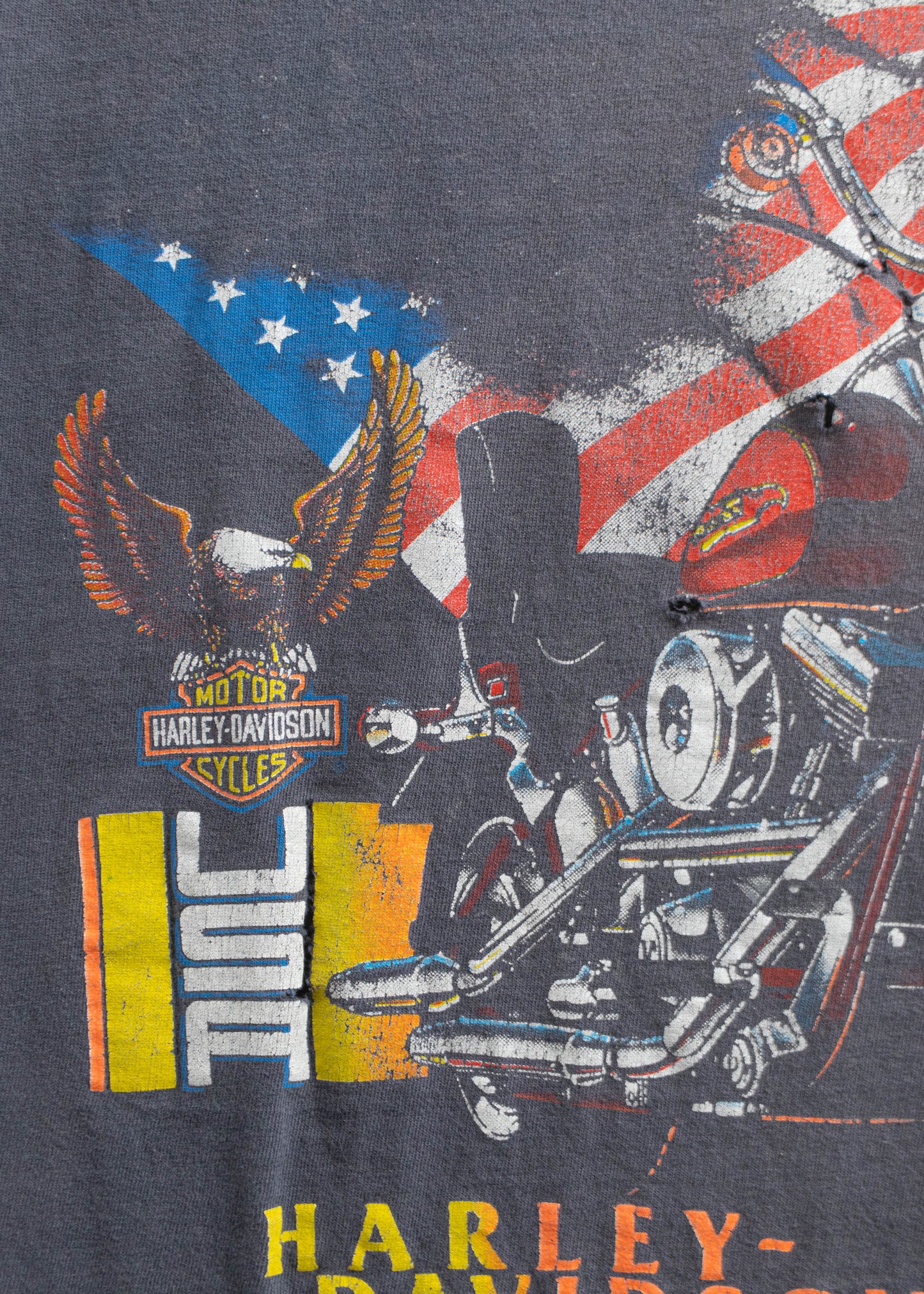 Vintage 1993 Harley Davidson T-Shirt Size L/XL