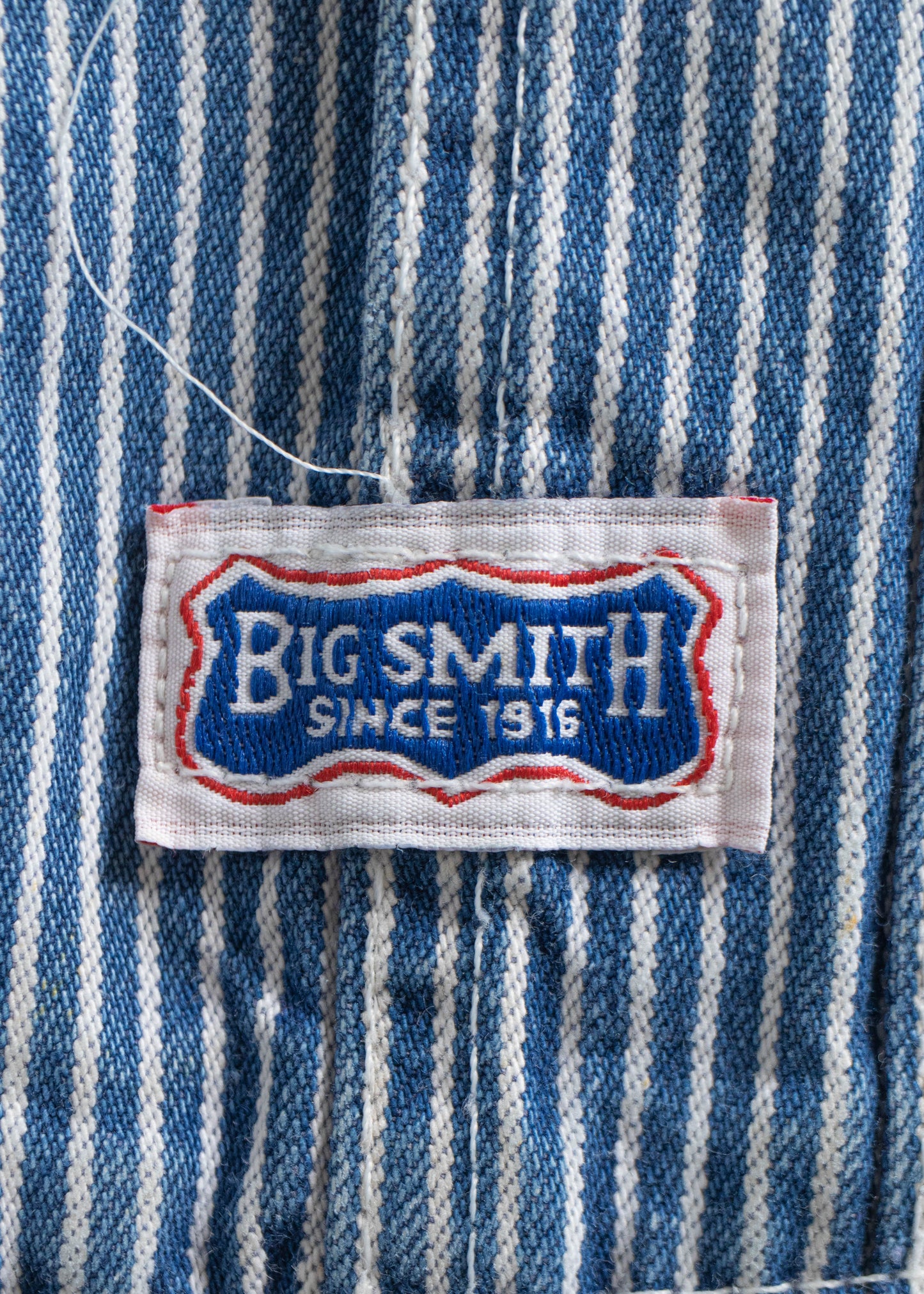 Vintage 1960s Big Smith Hickory Stripe Overalls Size XS/S