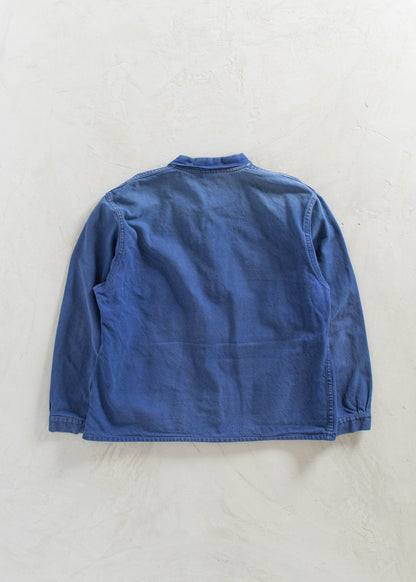 Vintage 1980s Bleu de Travail Workwear Chore Jacket Size L/XL