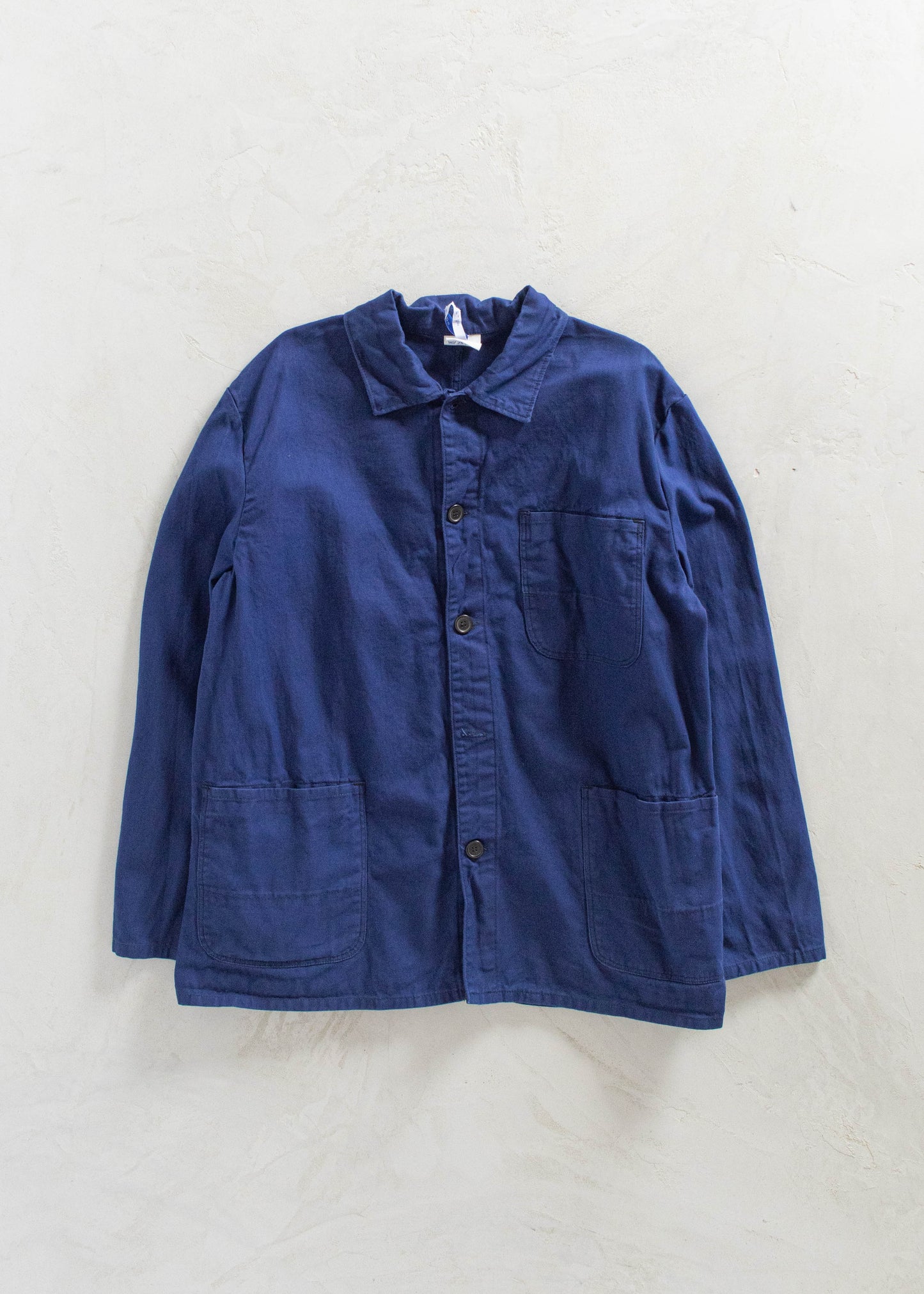 Vintage 1980s Bleu de Travail Workwear Chore Jacket Size L/XL