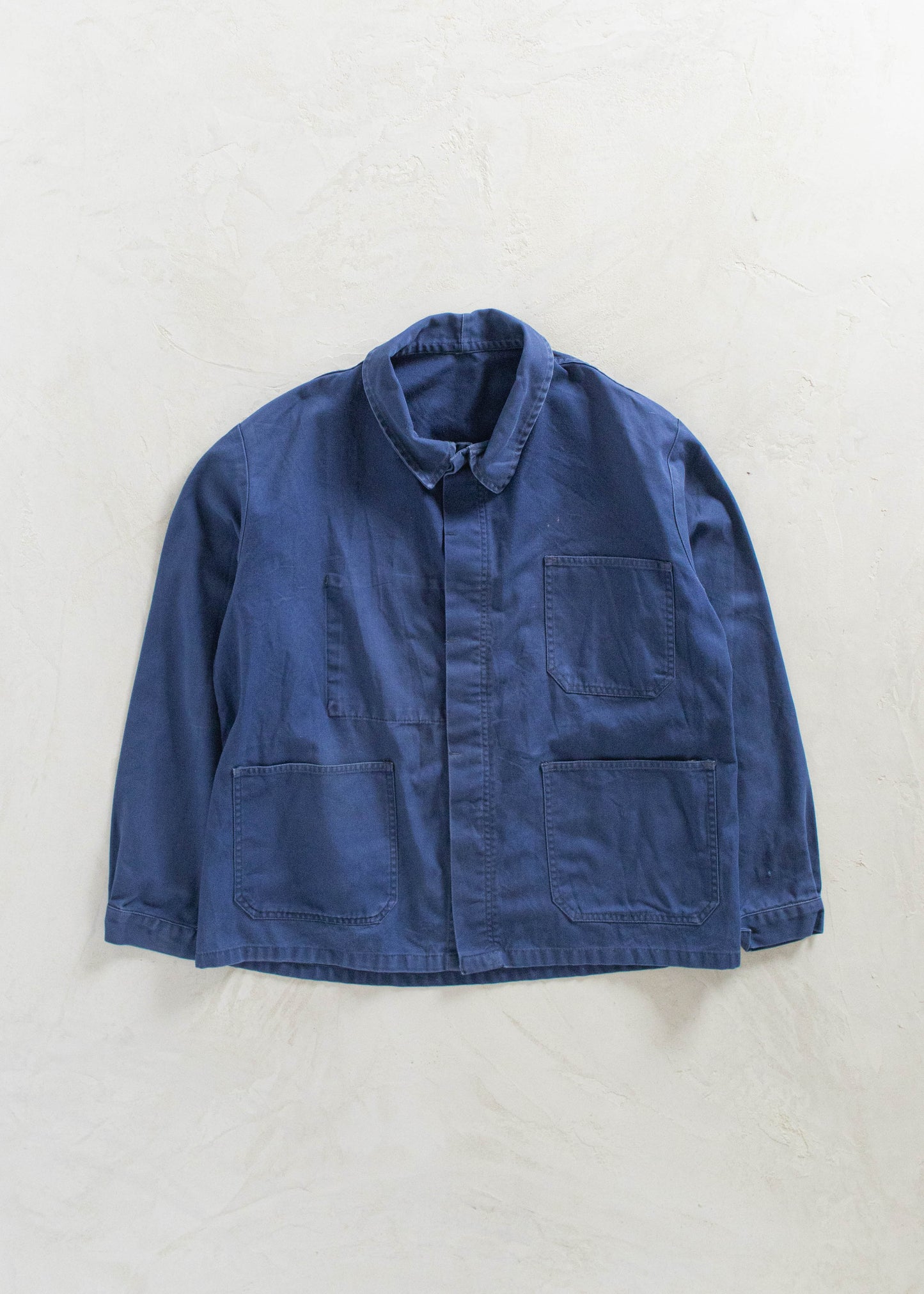 Vintage 1980s Bleu de Travail Workwear Chore Jacket Size L/XL