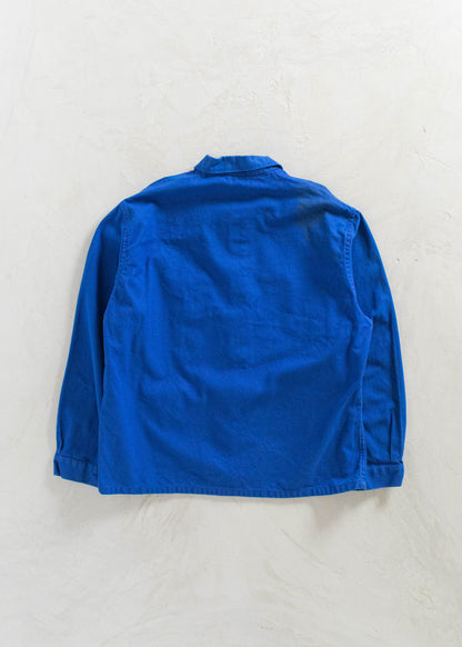 Vintage 1980s Bleu de Travail Workwear Chore Jacket Size XL/2XL